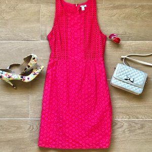 Eyelet Pink Dress